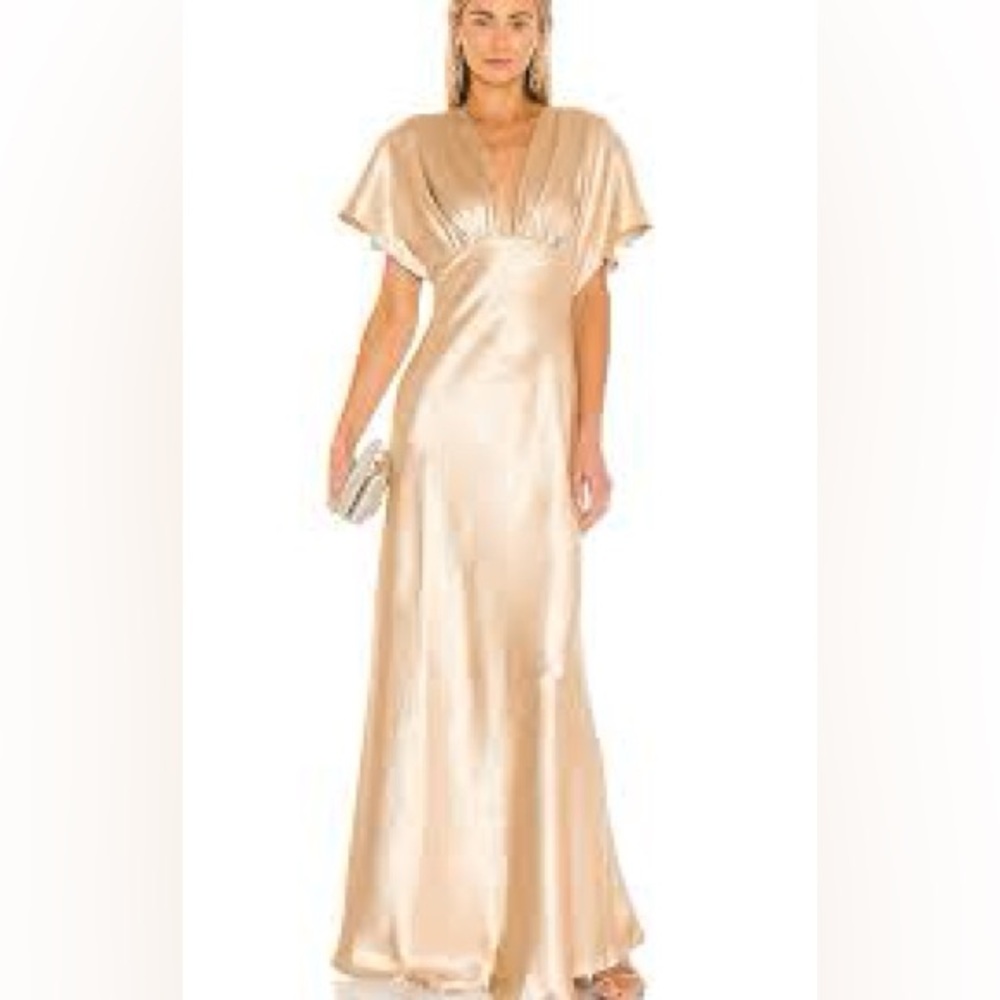 Free People X REVOLVE Beatrice Maxi Dress‎ in Calm Sand Size 8